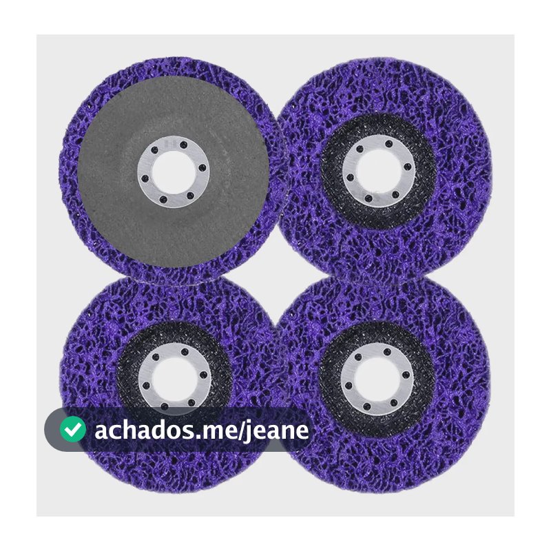 Kit 3 Strip Disc Removedor De Tintas Fundos E Vernizes 115mm Roxo.