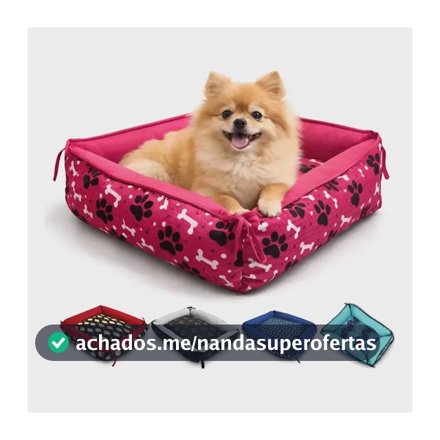 Caminha Pet Pra Cachorro Raça Pequena Gato Impermeável Zíper