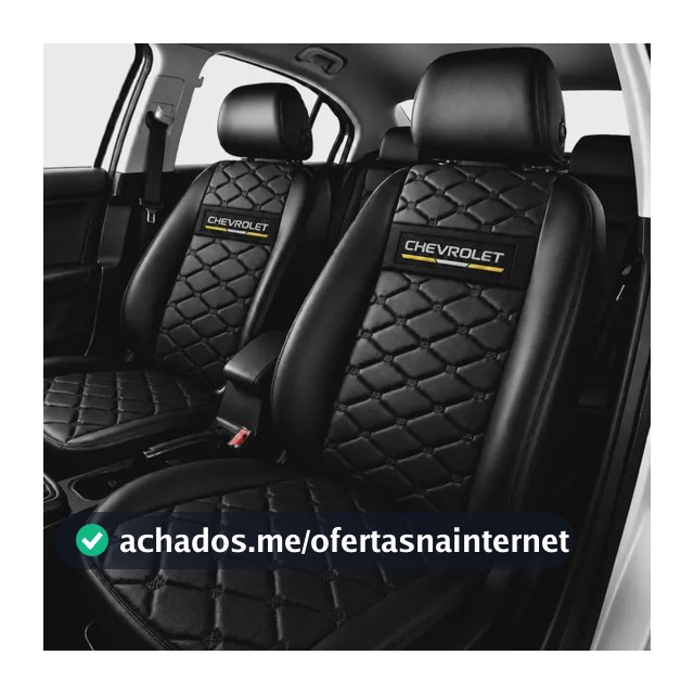Capa Banco Couro Gm Onix Montana Monza Vectra Top Vendas