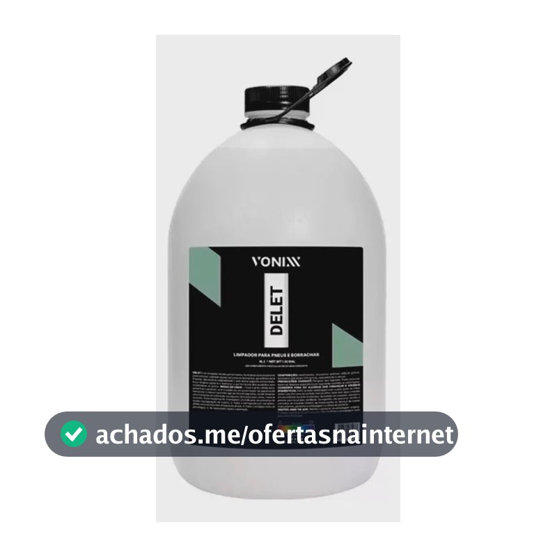 Delet Limpador Para Pneus E Borrachas 5l - Vonixx