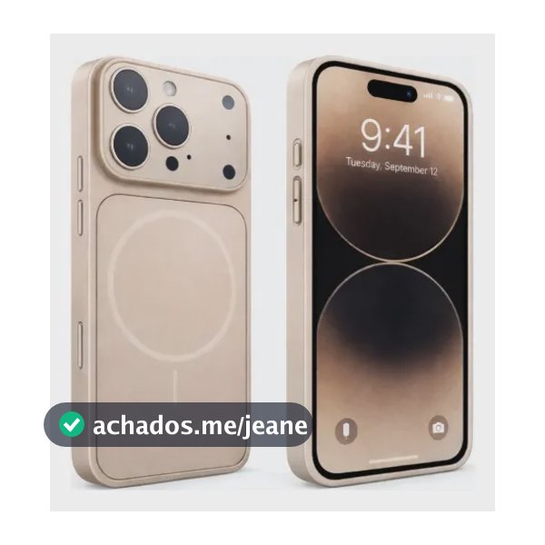 Capa Capinha Compatível Com iPhone 17 16 15 14 13 Pro Max Gold 16 Pro Max