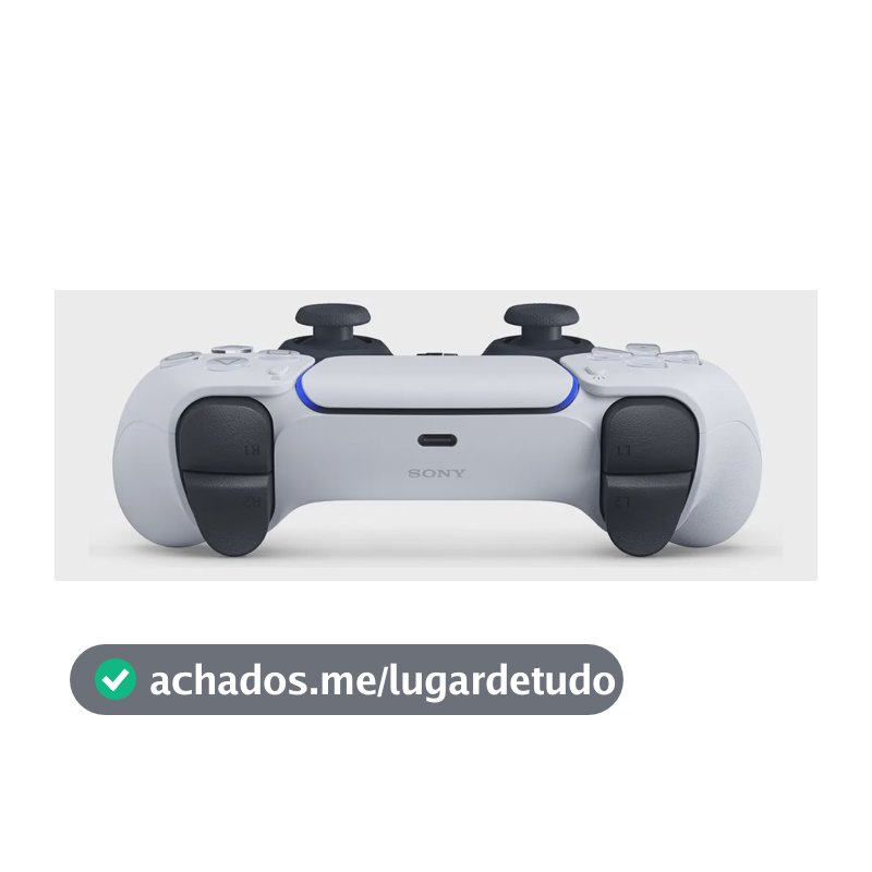 Controle Sony Dualsense Sem Fio White Ps5