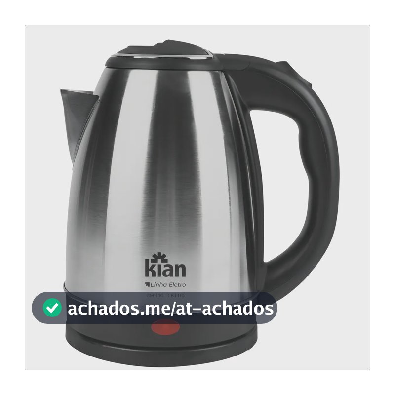 Chaleira Elétrica Kian 1,8l Inox Ch-100