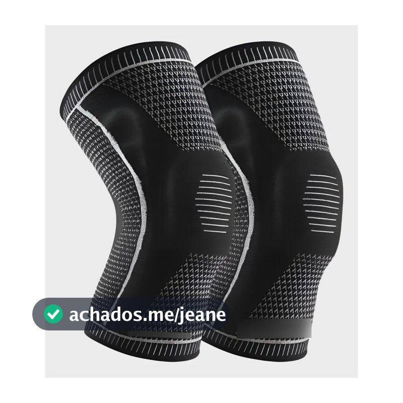 Kit 2 Joelheira Articulada Ortopédica Patelar Joelho Legfix