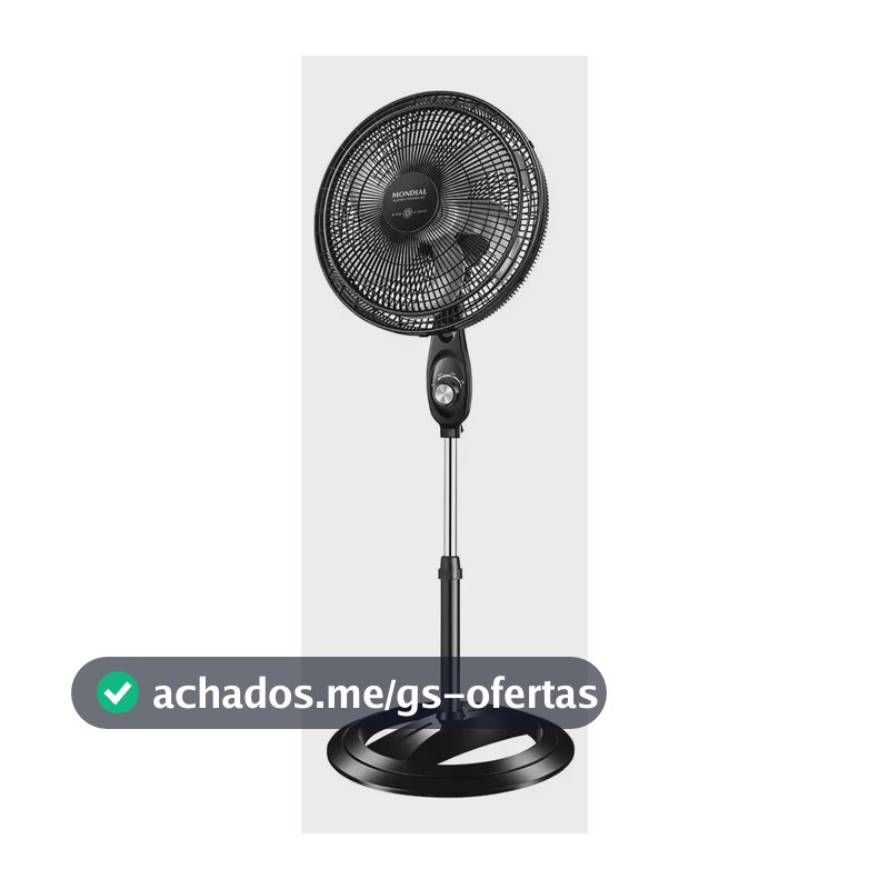 Ventilador de Coluna 40cm Super Power VSP40C 6 Pás 3 Velocidades Mondial 127v