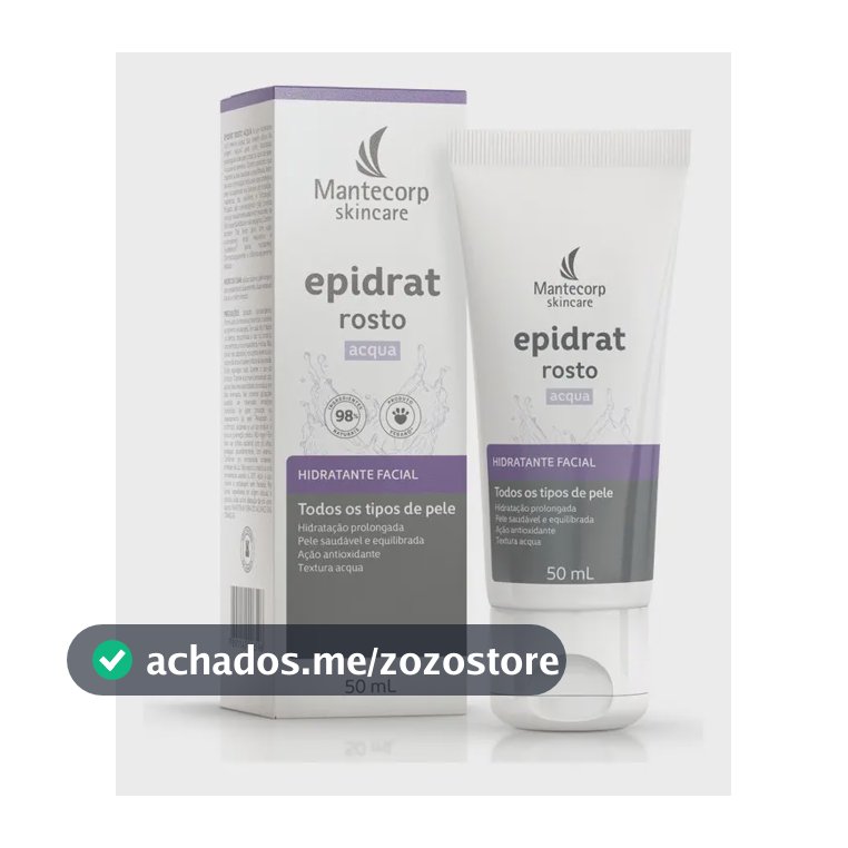 Hidratante Facial Epidrat Acqua 50ml Mantecorp Skincare Todo Tipo De Pele Dia/noite
