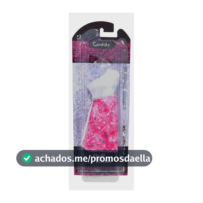 Brinquedo Vestido De Boneca Unitario Sortido Doll Dress 1 vestido