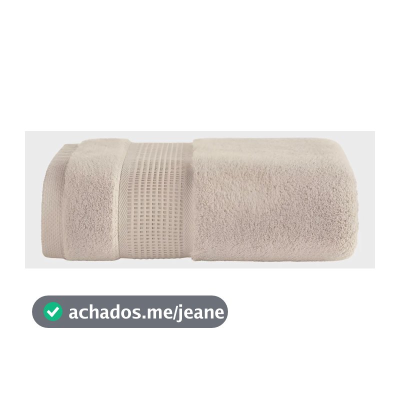Toalha De Banho Altenburg Avulsa Vogue 600g/m² Zero Twist Cor Bege Optico Vogue