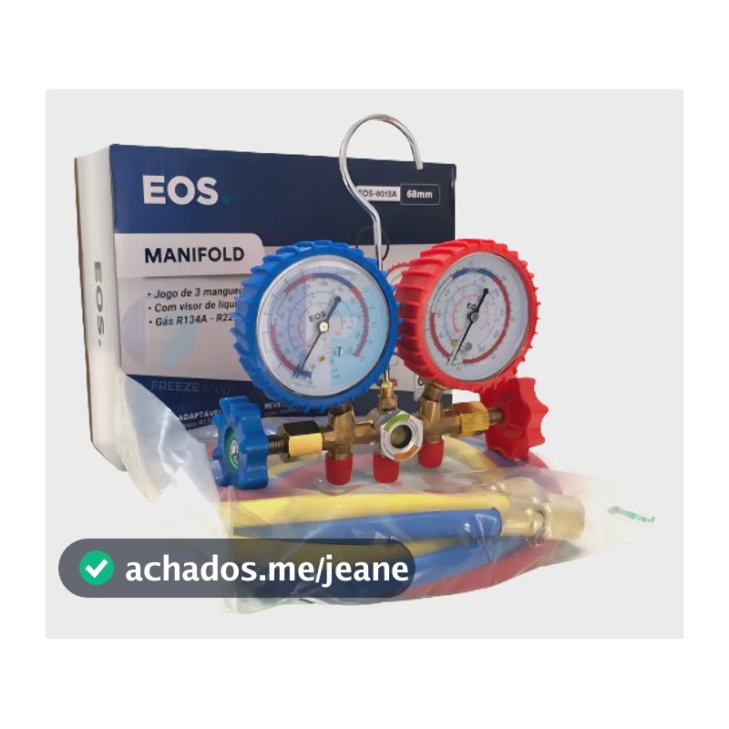 Manifold R410a EOS profissional gás Ar Condicionado Inverter