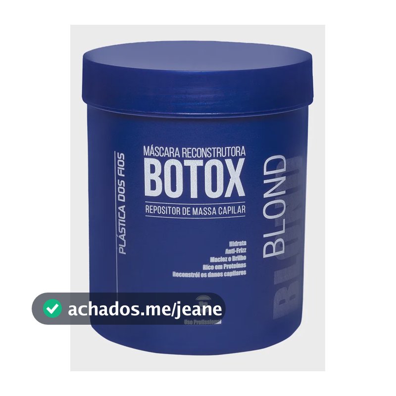 Btx Blond Matizador Cabelos Loiros Plastica Capilar 1 Kg