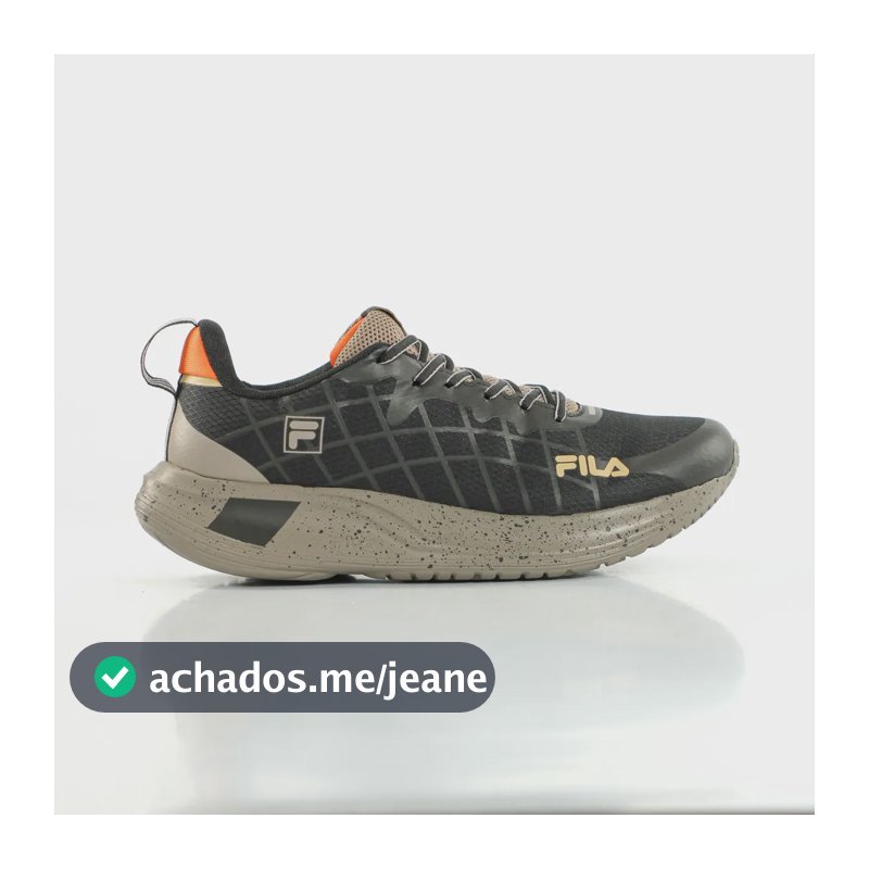 Tênis Fila Focus Masculino Academia Caminhada Treino Leve Preto 42 Br