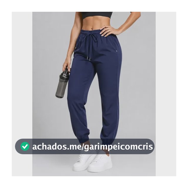 Calça Jogger Tactel Soltinha Moda Fitness Joggings Esportiva