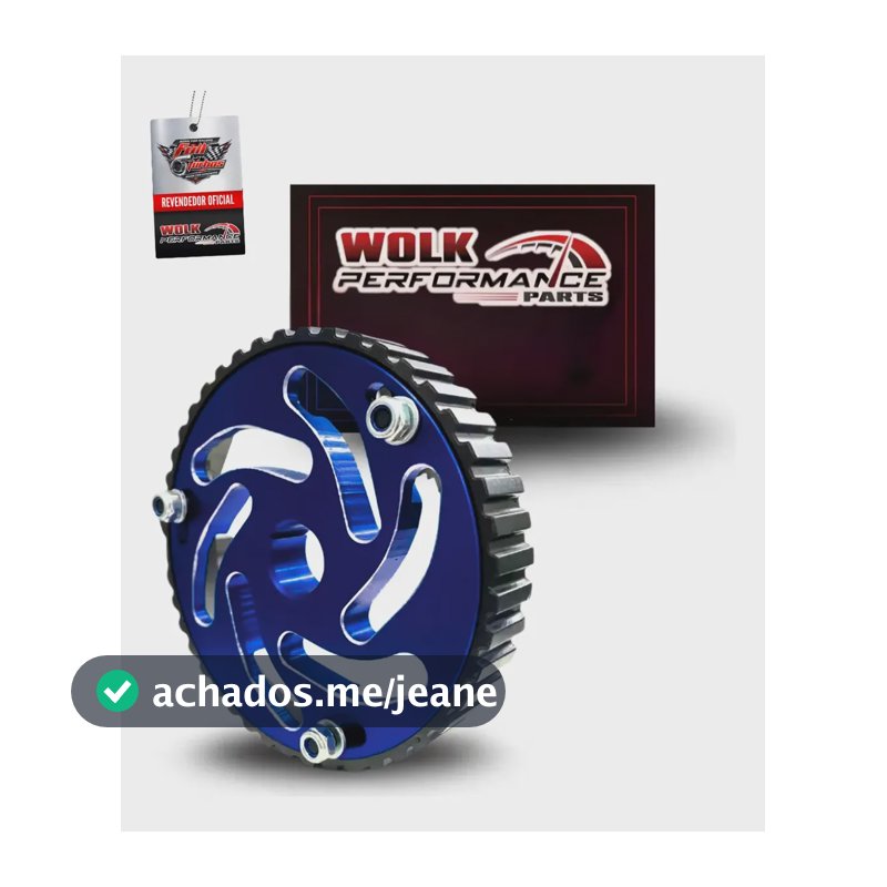 Polia Regulável Do Comando Vw Ap 8v Gol Helice Azul