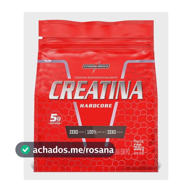 Creatina Integralmédica em pó Sem sabor x 500g