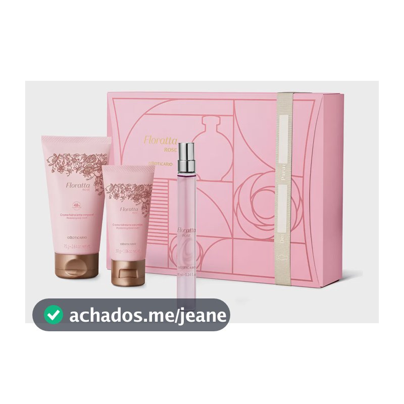 Kit Presente Floratta Rose (3 Itens) Boticário