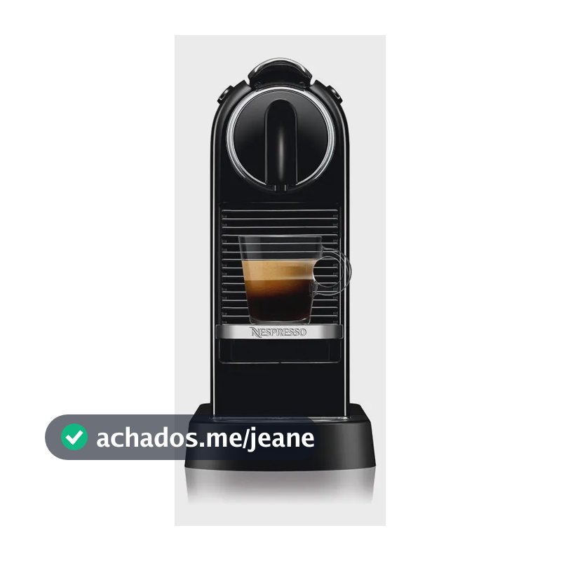 Cafeteira Nespresso CitiZ Preta