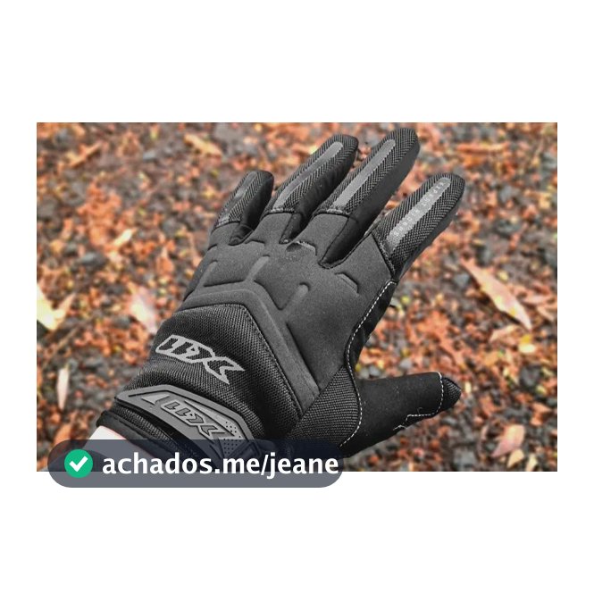 Luva X11 Fit X poliéster neoprene motoqueiro tamanho M cor preto