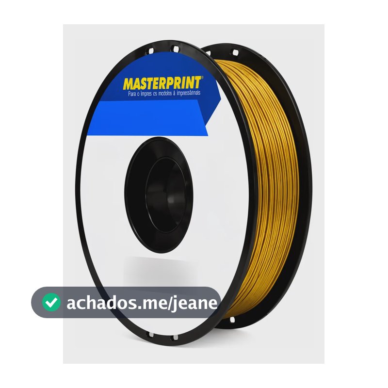 Filamento Impressora 3d Masterprint Petg 1.75mm 1kg Bronze