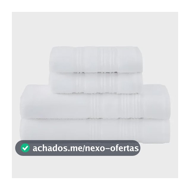 Jogo De Toalhas Buddemeyer Frape Dots Banho Branco 4 Cor 1017 - Off White