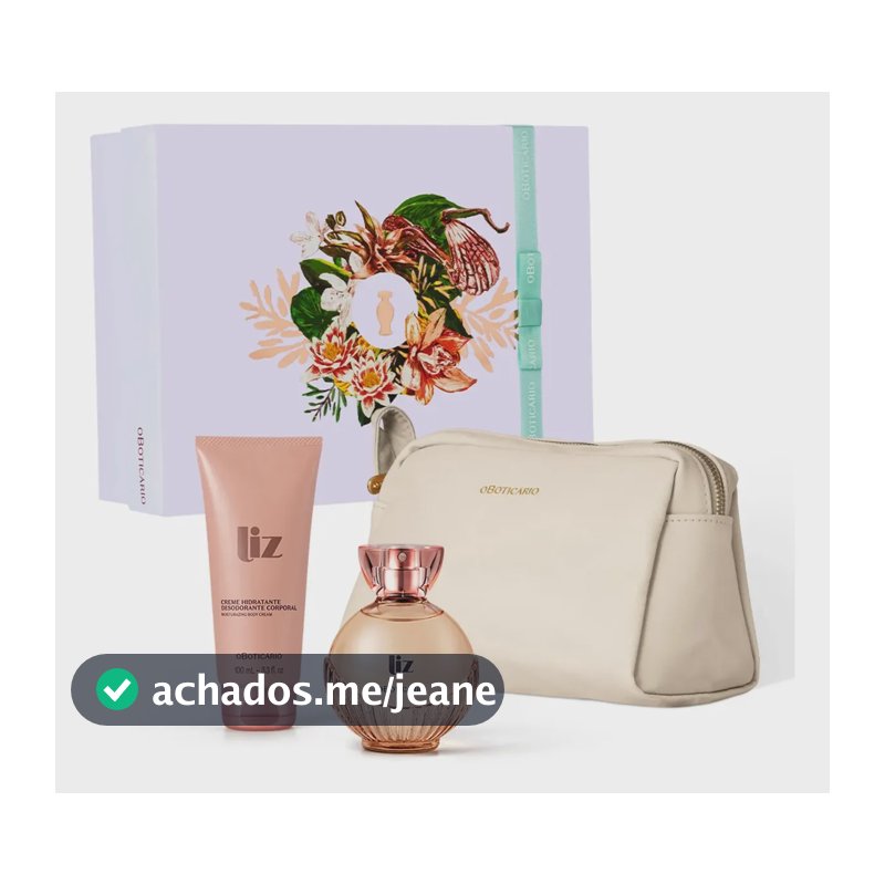 Kit Presente Liz O Boticário Tradicional Feminino