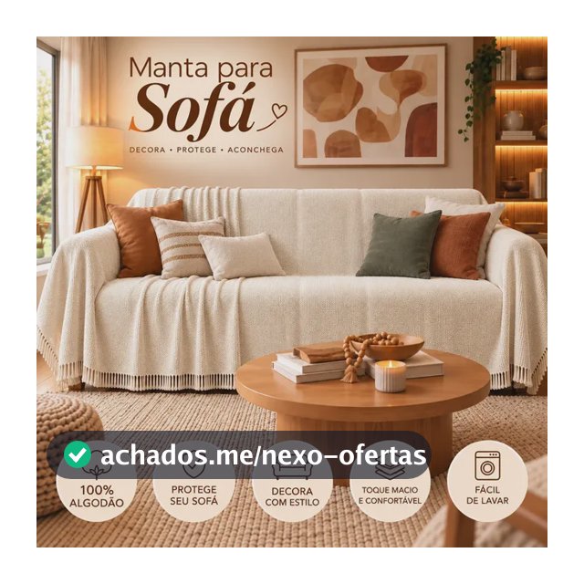 Manta Para Sofá 400x180 Mts Luxo Super King Gigante