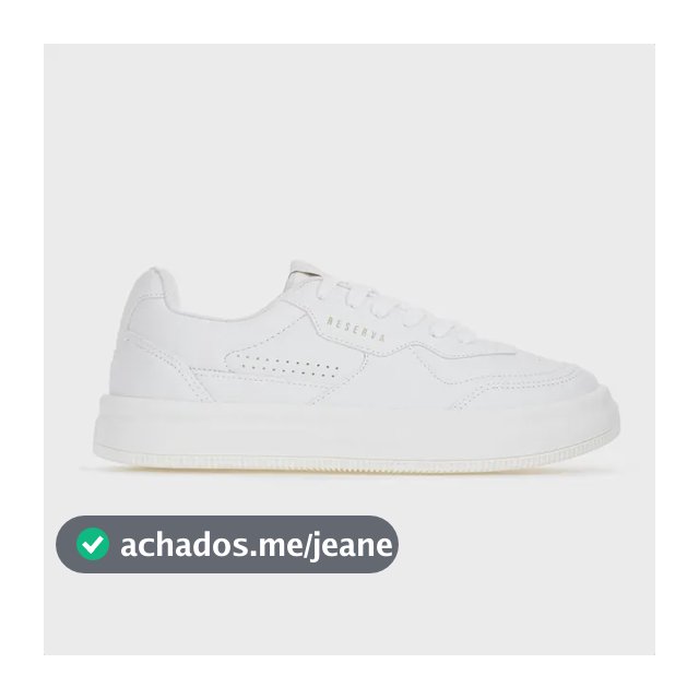 Tênis Reserva Masculino Casual Cano Baixo Antiderrapante Branco 41 Br