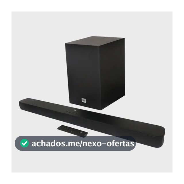 Soundbar JBL Bar 2.1 Canais Com Subwoofer e Bluetooth