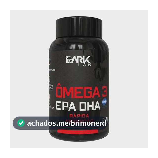Ômega 3 Epa Dha 240 Cápsulas Dark Lab