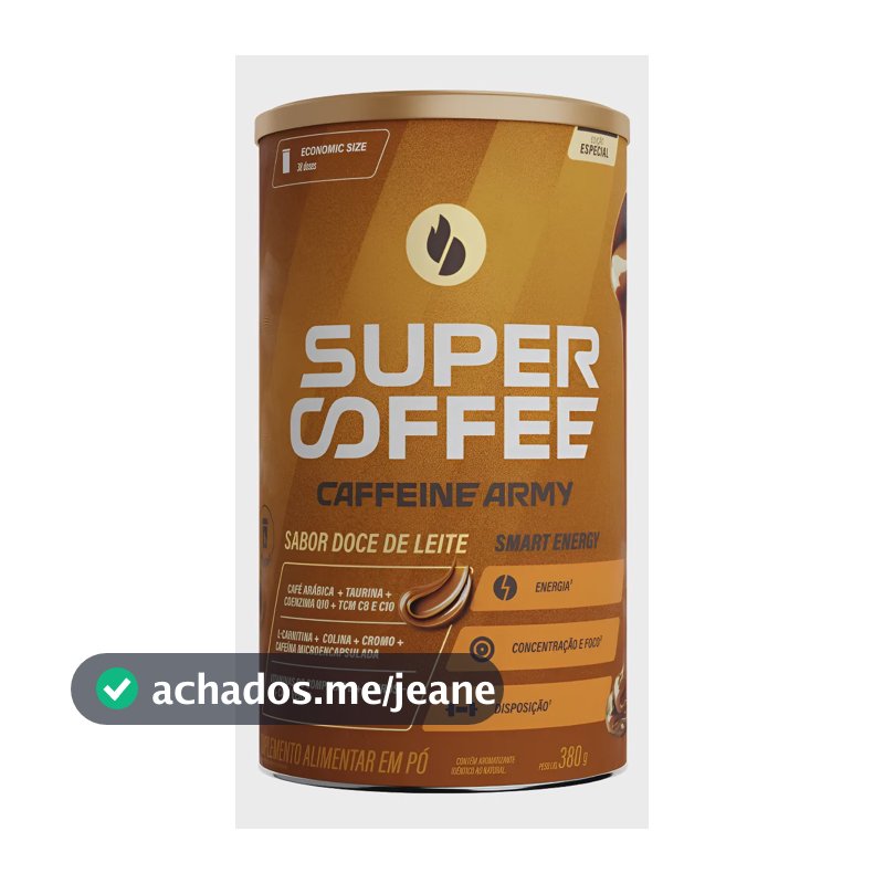 Supercoffee Doce De Leite 380g -  Caffeine Army Doce De Leite