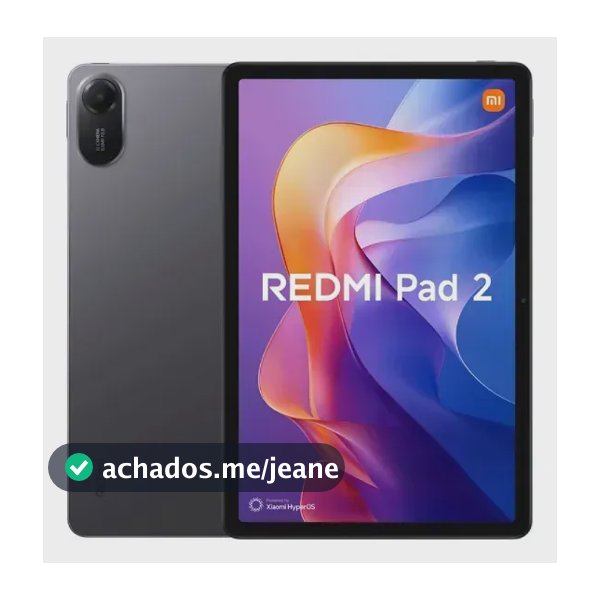 Tablet Xiaomi Redmi Pad 2 256gb 8gb Ram Cinza Escuro