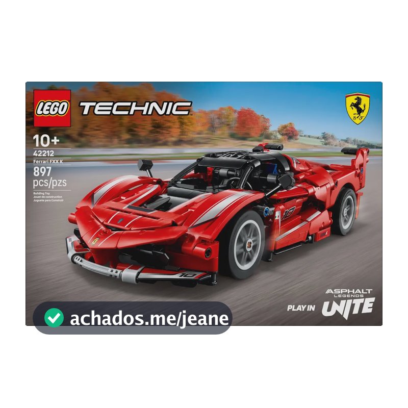 Lego® Technic Ferrari Fxx K; Kit Stem Modelo De Carro 42212 897 Lego Technic