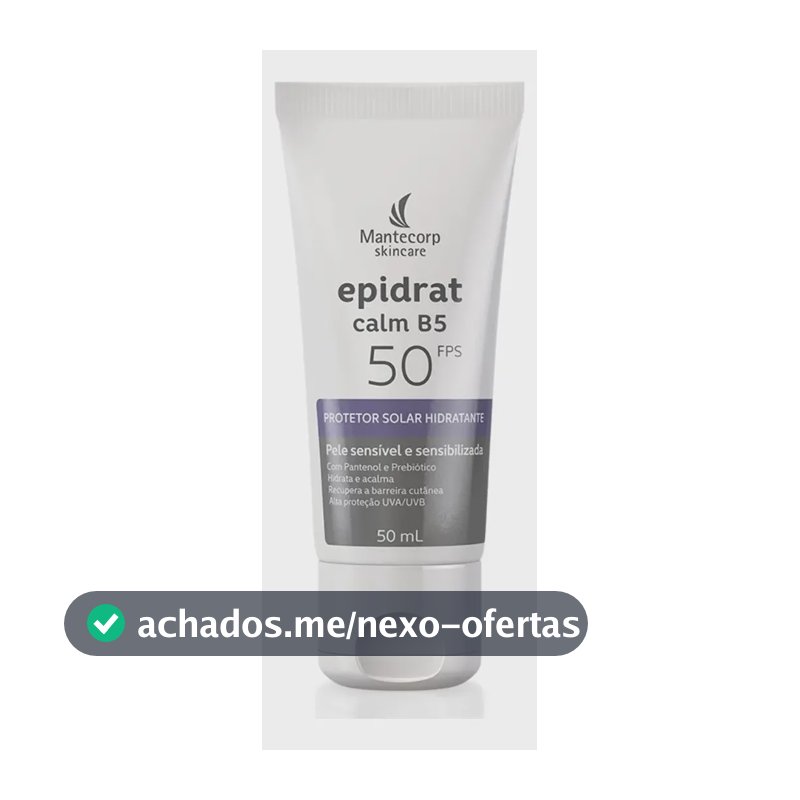 Protetor Solar Epidrat Calm B5 FPS 50 de 50 mL Pele Sensível