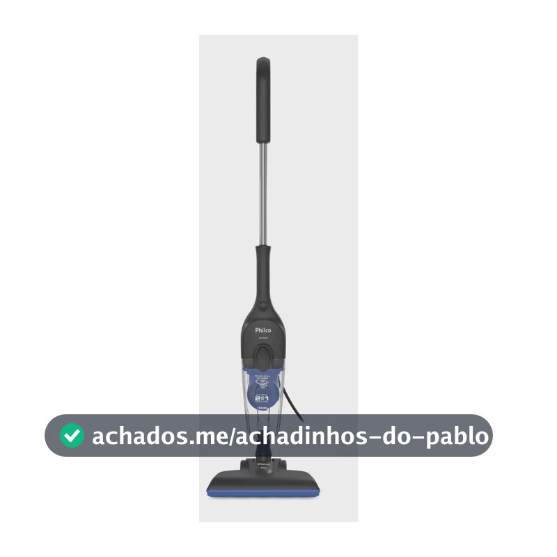 Aspirador De Po Philco Pas38 1550w - Cinza Com Azul