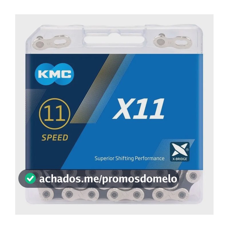 Corrente Kmc X11 Silver 118 Elos 11v 1x11v 2x11v Mtb Speed