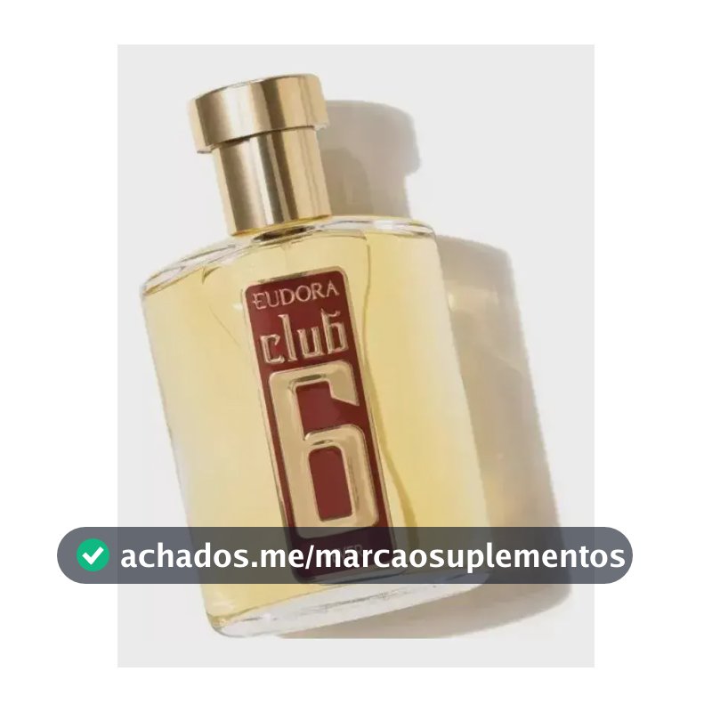 Colônia Club 6 Fever 95ml - Eudora