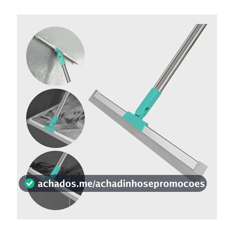 Rodo Magico Silicone Multiuso Pisos Vidro Vassoura 1,20m