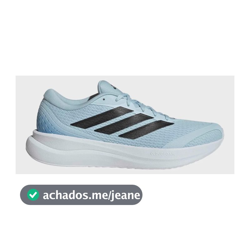 Tênis De Corrida Masculino Runfalcon 6 Cloudfoam adidas Azul Liso 42 Br