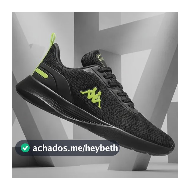 Tenis Kappa Treviso Original Unissex Confortável Academia Preto-amarelo-limão 41 Br