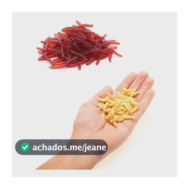 Iscas Artificiais 50 Un Minhocas + 50 Un Larvas Em Silicone Soft Para Pesca De Tilápia Lambari Piau