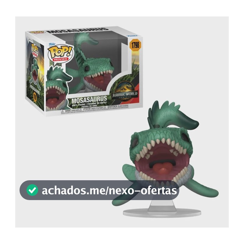 Boneco Funko Pop! Jurassic World Recomeço - Mosassauro