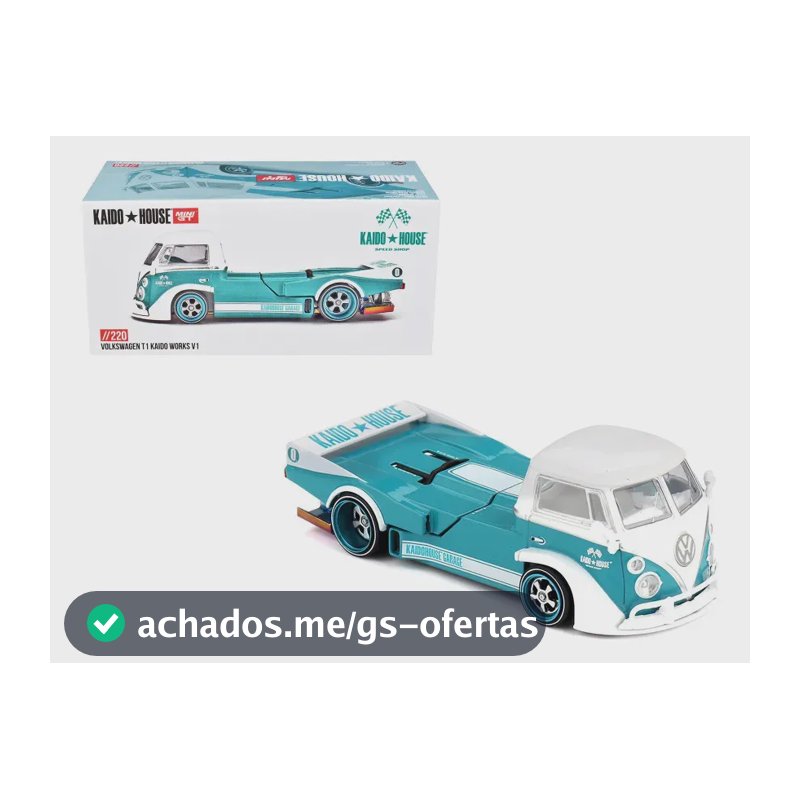 Mini Gt Kaido House #220 Volkswagen T1 Kaido Works V1 Verde claro