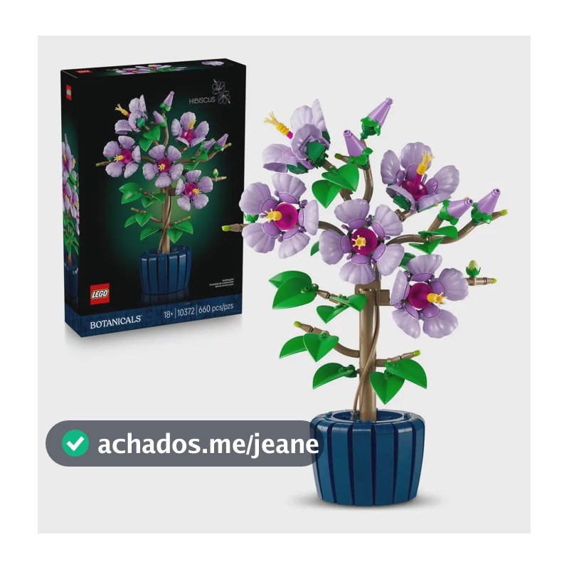 Conjunto de construção de flores de hibisco LEGO® Botanicals 10372