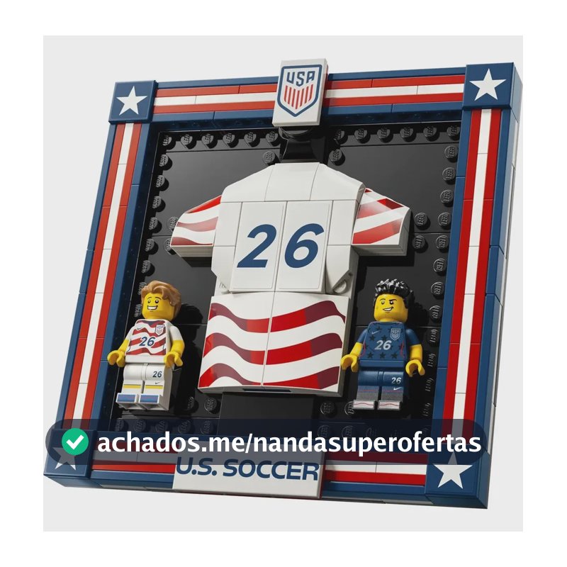 LEGO - Editions Sports - Camisa Da Seleção Nacional De Futebol Dos EUA De 2026 - 43033