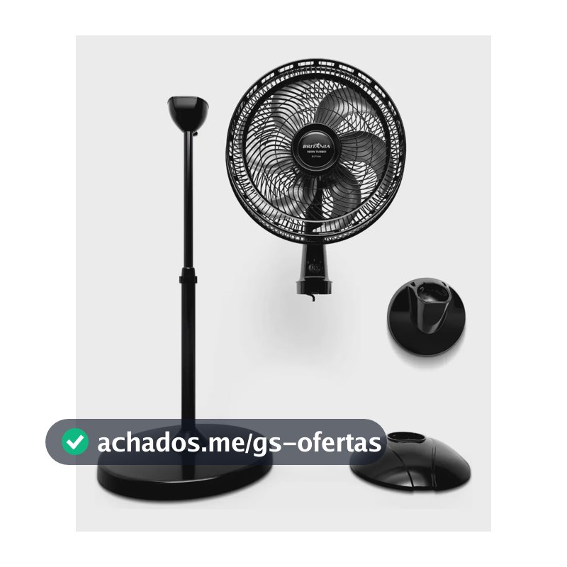 Ventilador de Coluna Britânia 6 Pás 160W Maxx Force BVT44A