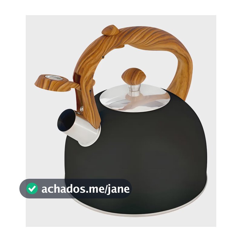 Chaleira Mor 2,5L Wood Preto 7715