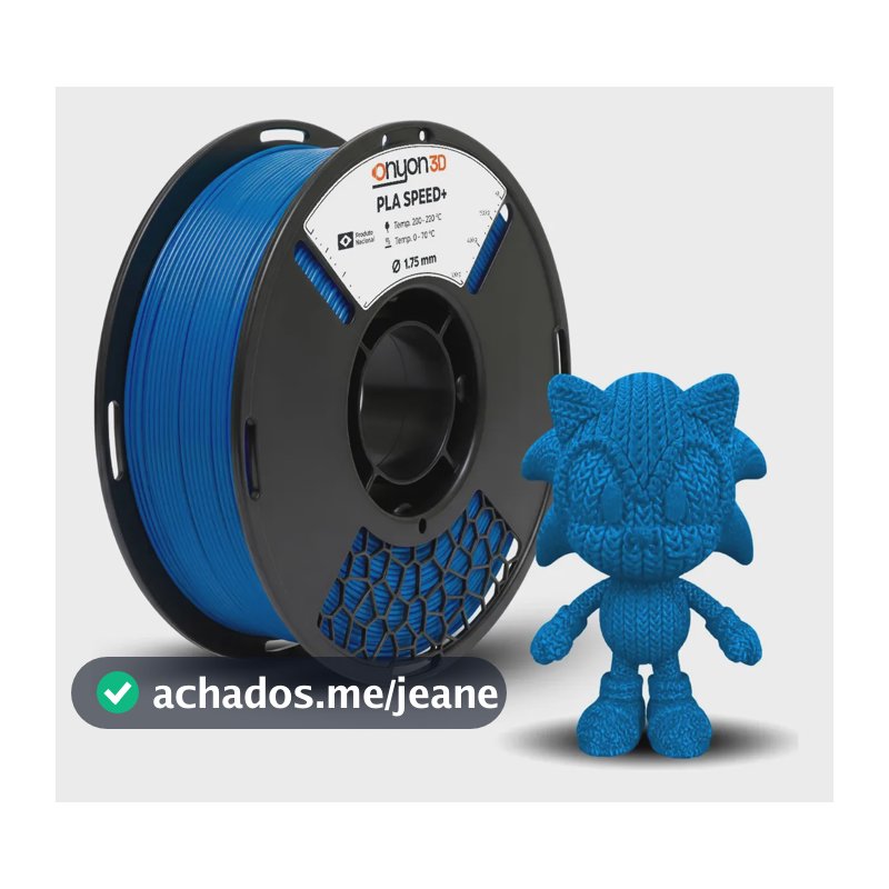 Filamento Pla Plus 1kg Impressão 3d Nacional - Cores Cor Azul