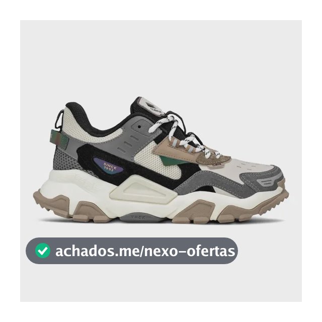 Tênis Qix Trek Original - Masc/fem - Todas As Cores + Nf Bege Grafite 38 Br