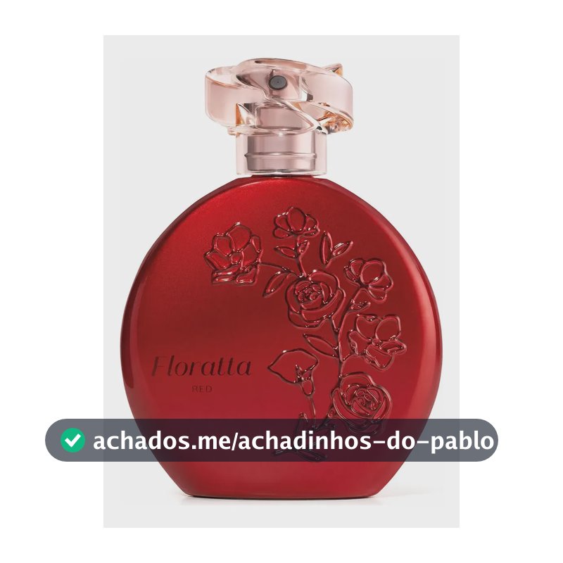 Floratta Red O Boticário Desodorante Colônia Perfume Feminino Original 75ml