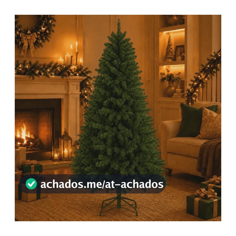 Árvore De Natal Verde Luxo 150 500 Galho - Pé De Ferro DEKASA