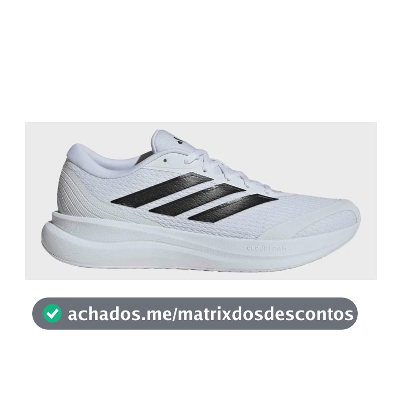 Tênis De Corrida Masculino Runfalcon 6 Cloudfoam adidas Branco Liso 40 Br